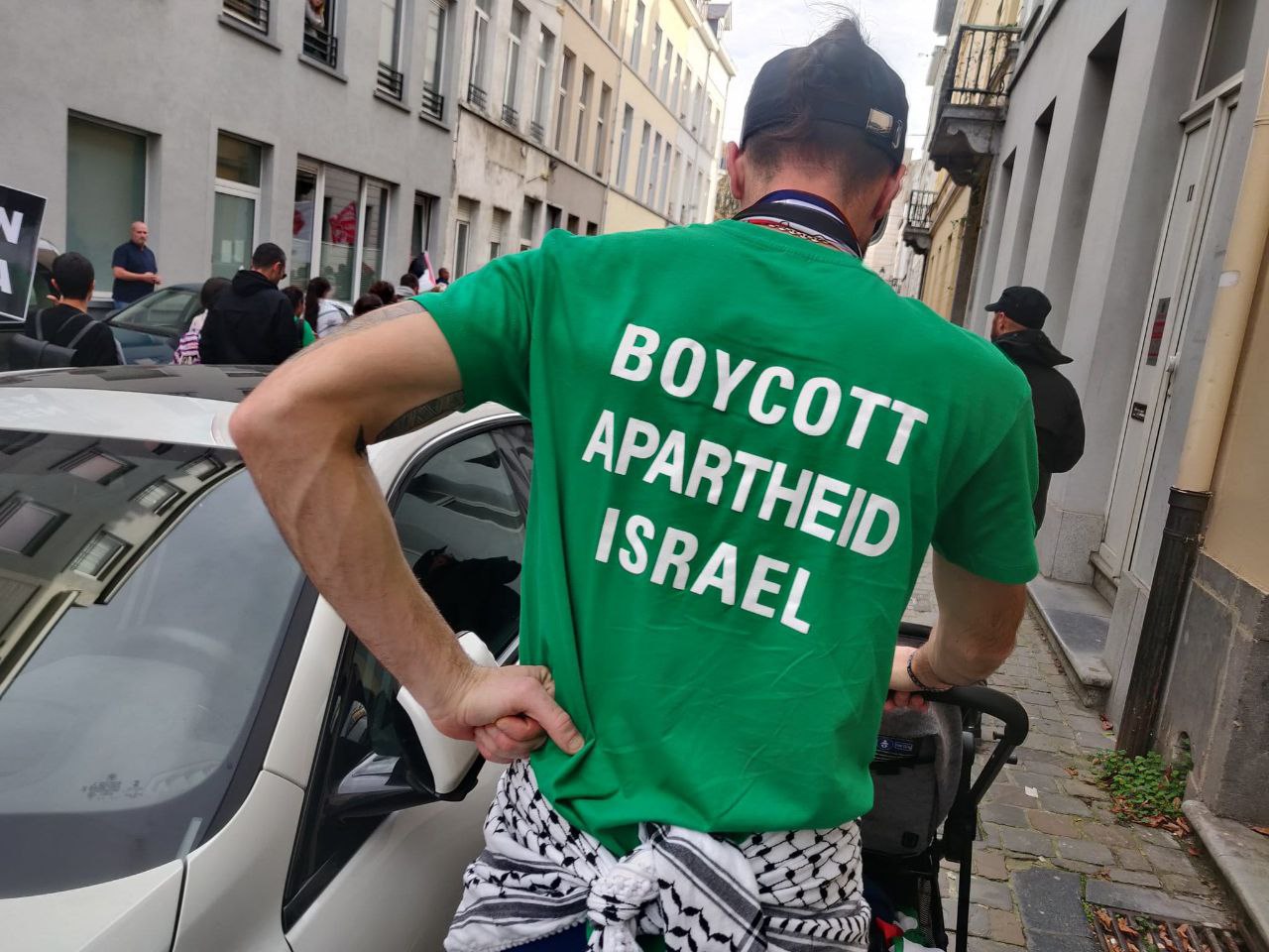 مسيرة دعم لفلسطين في بروكسل (2)